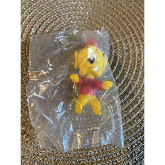 Disney's Bonkers Jitters A. Dog Hard Plastic Figure Hat 1990 Vintage - Picture 1 of 5